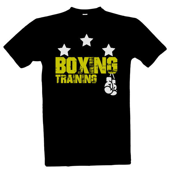 Tričko s potiskem Boxing training